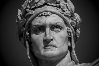 Close-up of statue