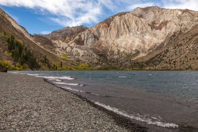 Convict lake in fall, mammoth lakes, ca