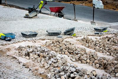 View of construction site