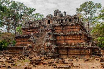 Low angle view of a temple