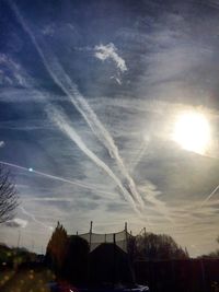 Scenic view of landscape against sky at sunset