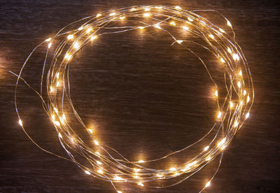 Light painting at night