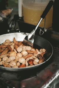 Close-up of food in container