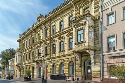 Low angle view of building against sky