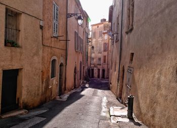 Narrow alley in town