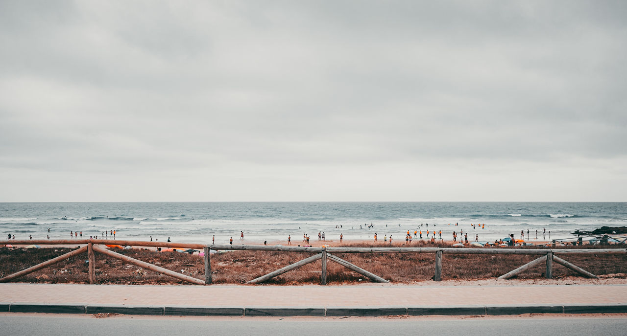 VIEW OF BEACH AGAINST SKY