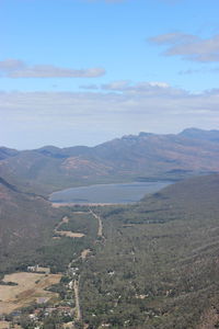 Aerial view of landscape