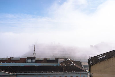 Scenic view of city against sky