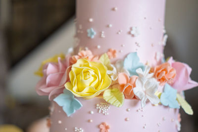 Close-up of rose bouquet