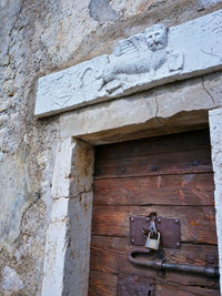 Close-up of weathered wall