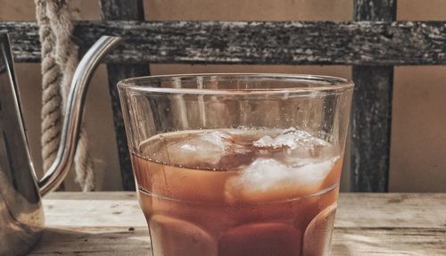 Close-up of drink