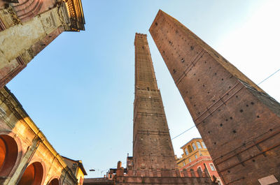 Low angle view of historical building against sky