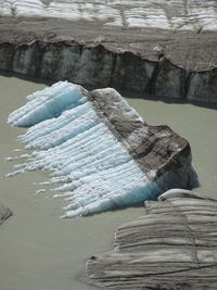 Rock formations by sea