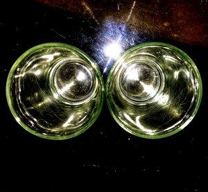 Close up of wineglass
