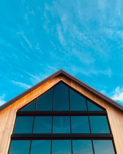 Low angle view of building against sky