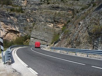Road passing through landscape