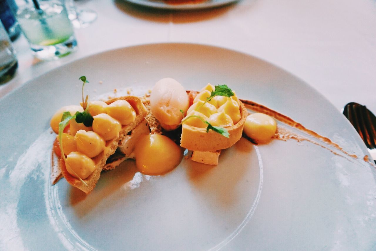 CLOSE-UP OF SERVED FOOD ON PLATE