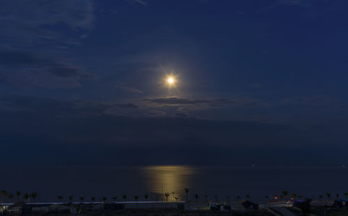 Scenic view of moon at night