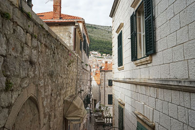 Exterior architecture and building design at dubrovnik, croatia