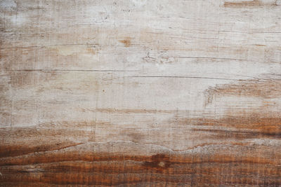 Surface level of wooden planks