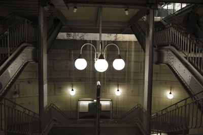 Paris subway stairs
