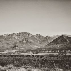 Scenic view of mountains