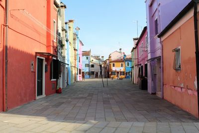 Street amidst buildings in city