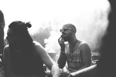 Close-up of woman in bikini