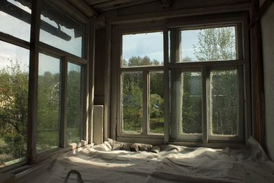 Interior of abandoned house