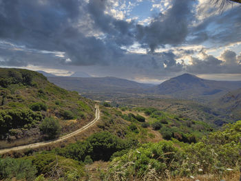 Scenic view of landscape against sky