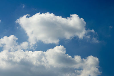 Low angle view of clouds in sky