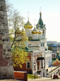 View of bell tower against sky