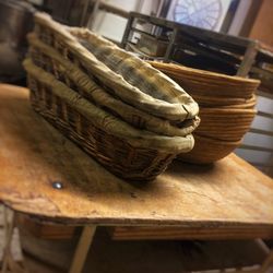 Close-up of bread in basket on table