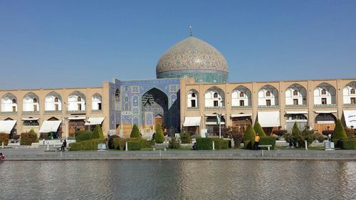 Low angle view of historical building