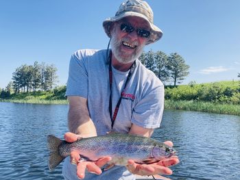  fly fishing north dakota rainbow trout catch and release outdoors nature fish 