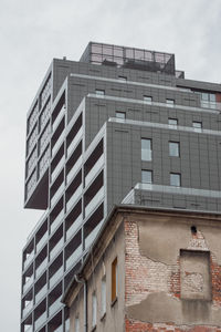 Low angle view of building against sky