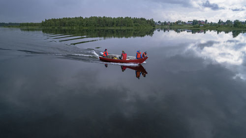 Boat on lake