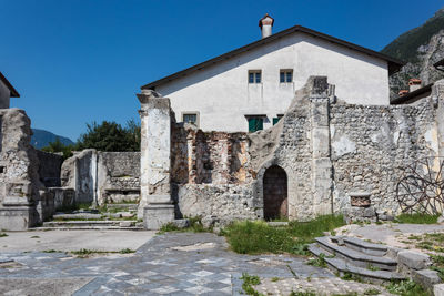 Old ruins against clear sky