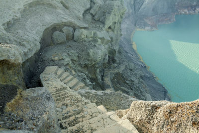 Ijen crater lake