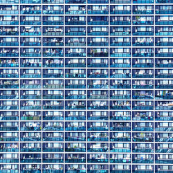 Full frame shot of modern building