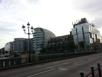 View of buildings in city