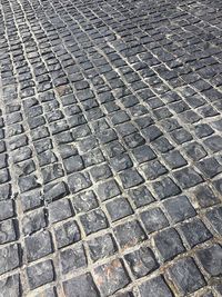 Full frame shot of cobblestone