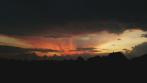 Scenic view of sky during sunset