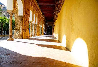 Corridor of building