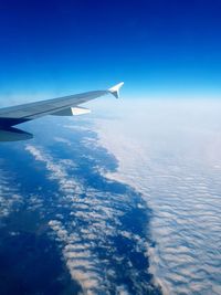 Aerial view of cloudscape against sky