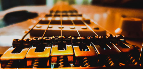 Close-up of guitar
