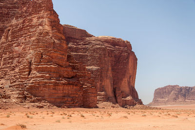 Rock formations in a desert