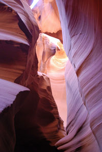 Rock formations in cave