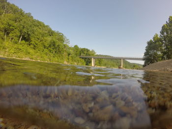 Scenic view of farm against sky