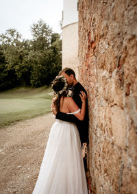 Boho style wedding photography. young couple, love, newlyweds, wedding day.